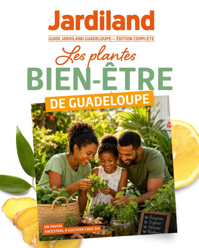 Couverture du guide « Les plantes bien-être de Guadeloupe » — édition complète