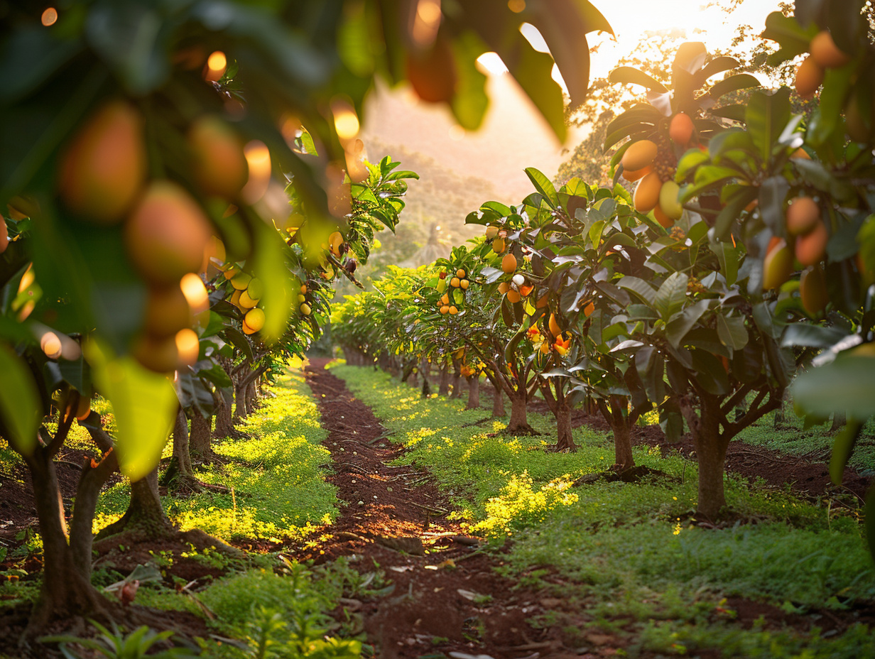 Plantation d'arbres fruitiers