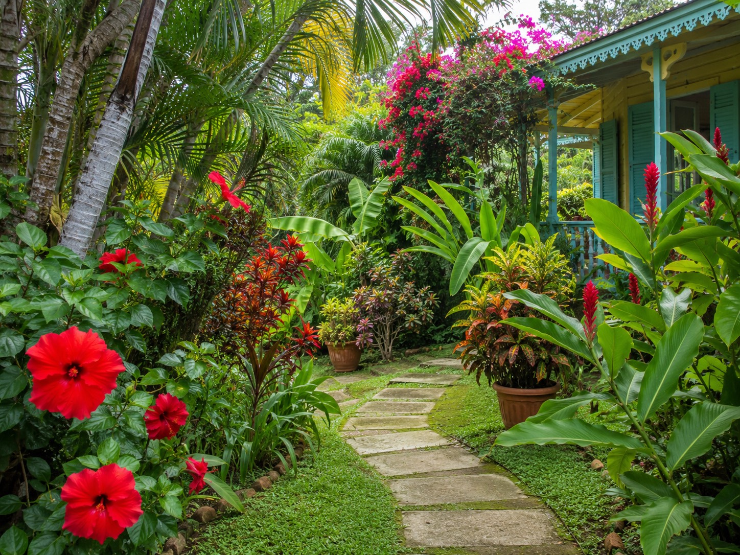 Plantes d'extérieur tropicales